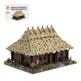 Medieval Taylorsgreen Village Weaving House Building Blocks