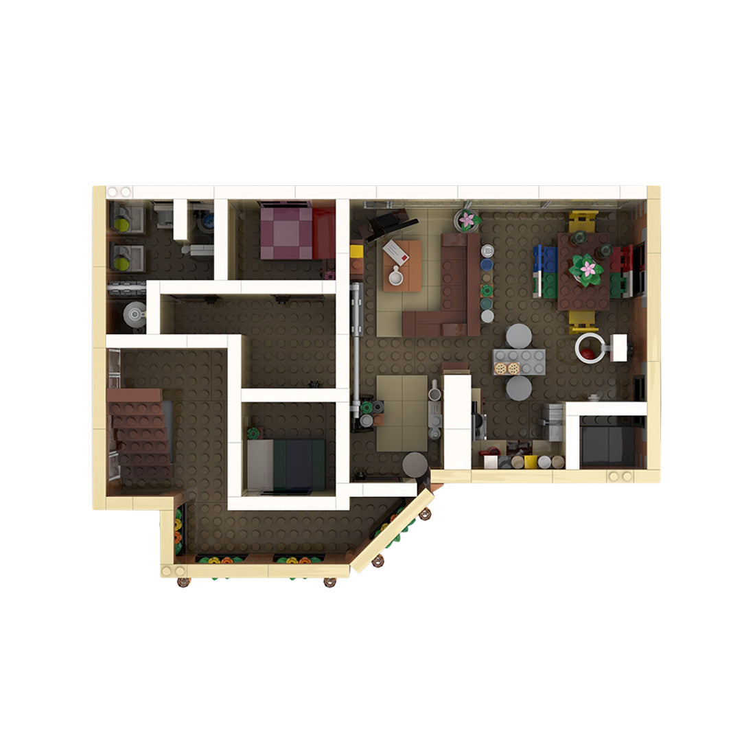 SitComplex Level 6 New Girl Loft Building Blocks