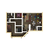 SitComplex Level 6 New Girl Loft Building Blocks