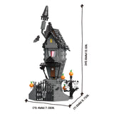 Halloween - Themed Dark Horror Cabin Building Blocks