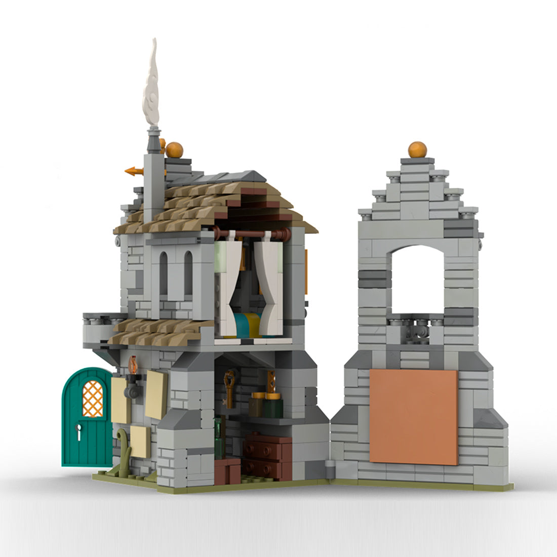 MOC-225225 Black Raven's Noble House Building Blocks