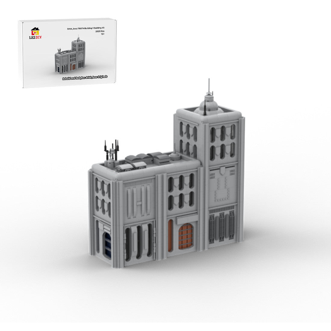 Modular V Sci-Fi Outpost Building Blocks