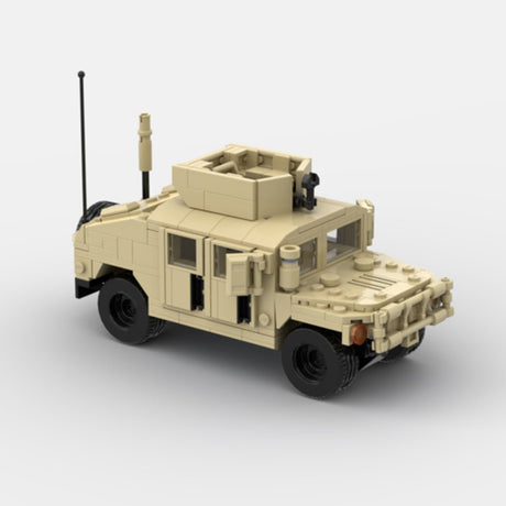 Desert HUMVEE 1 Modern Military Vehicle Building Blocks-LesDiy-Building Blocks-
