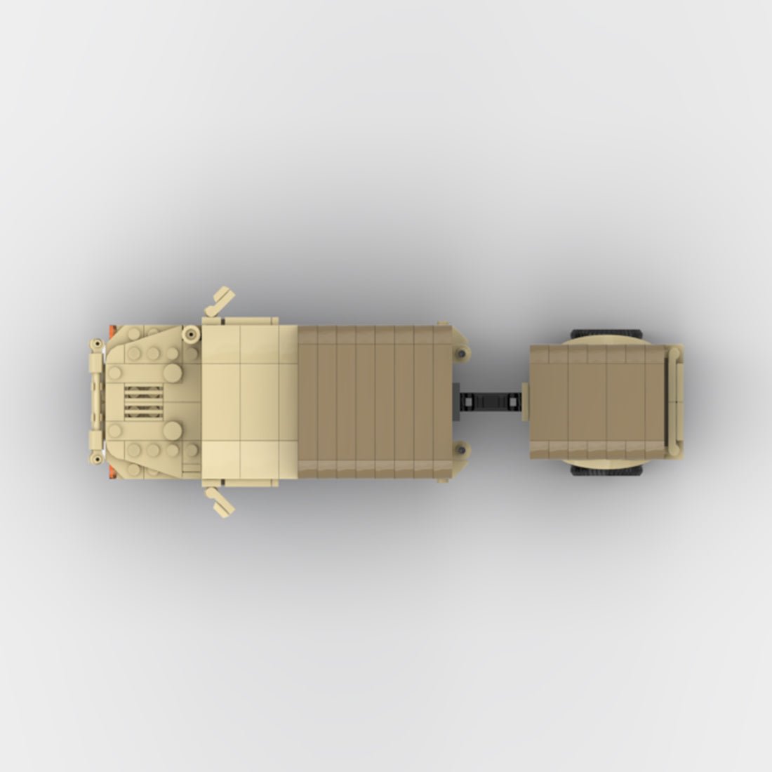 Desert HUMVEE 12 Modern Military Vehicle Building Blocks-LesDiy-Building Blocks-