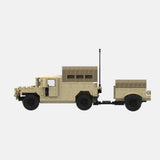 Desert HUMVEE 12 Modern Military Vehicle Building Blocks-LesDiy-Building Blocks-