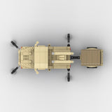 Desert HUMVEE 14 Modern Military Vehicle Building Blocks-LesDiy-Building Blocks-