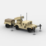 Desert HUMVEE 14 Modern Military Vehicle Building Blocks-LesDiy-Building Blocks-