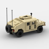 Desert HUMVEE 4 Modern Military Vehicle Building Blocks-LesDiy-Building Blocks-