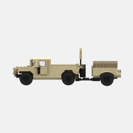 Desert HUMVEE 9 Modern Military Vehicle Building Blocks-LesDiy-Building Blocks-