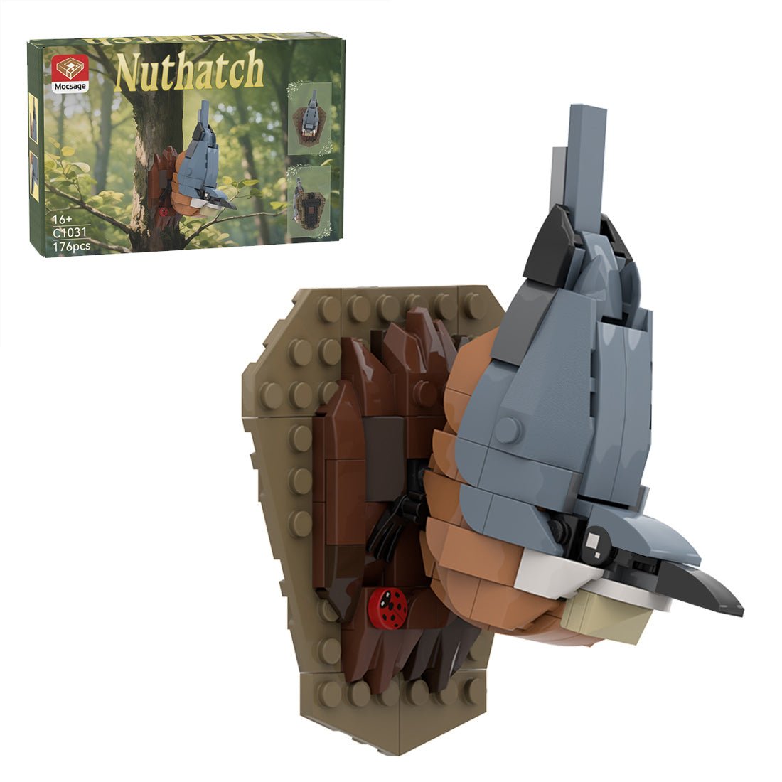 Designer SKABRAM's bird animal collection Building Blocks (8 MOCs