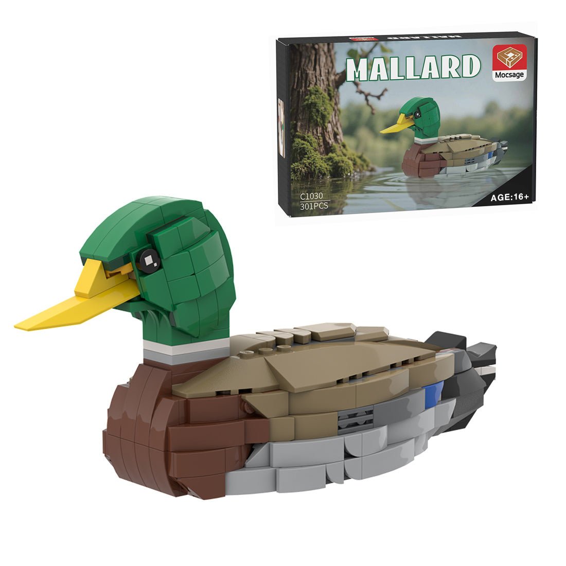 Designer SKABRAM's bird animal collection Building Blocks (8 MOCs