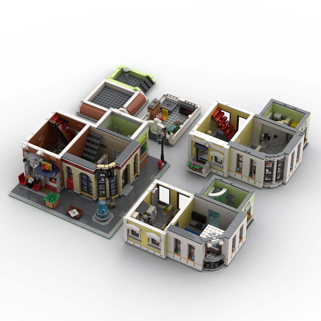 MOC-234260 Post office on the corner Building Blocks