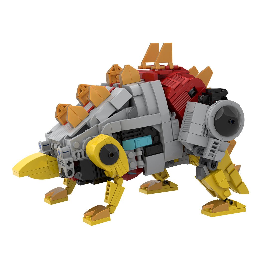 Dinobot Snarl Transforming Stegosaurus Mecha Building Blocks-LesDiy-Building Blocks-