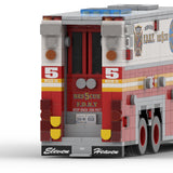 MOC-277134 1996 HME 1871 Saulsbury FDNY Rescue 5 Heavy Rescue Truck Building Blocks