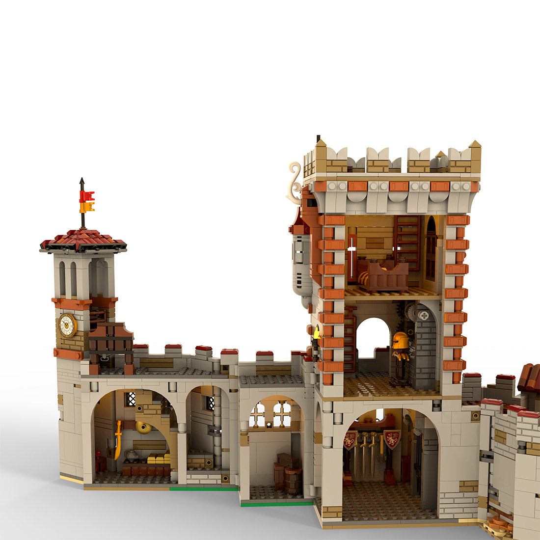 Valley Castello Medieval Valley Castle Building Blocks