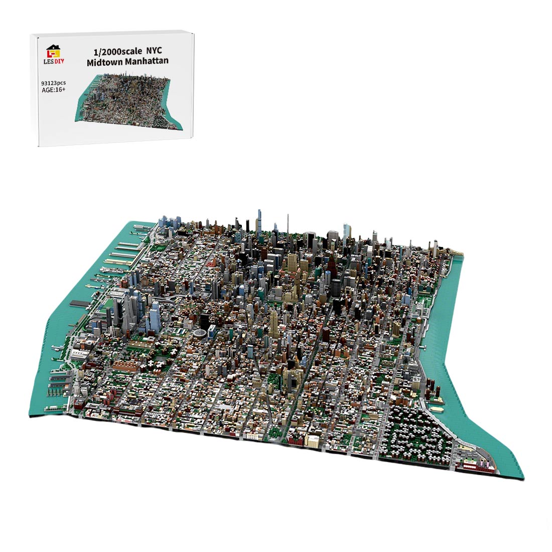 MOC-243095 Midtown Manhattan - New York City Building Blocks