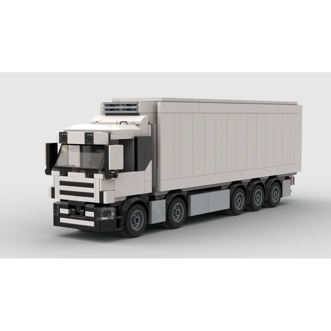 MOC-193350 Refrigerated Truck & Full Trailer Building Blocks