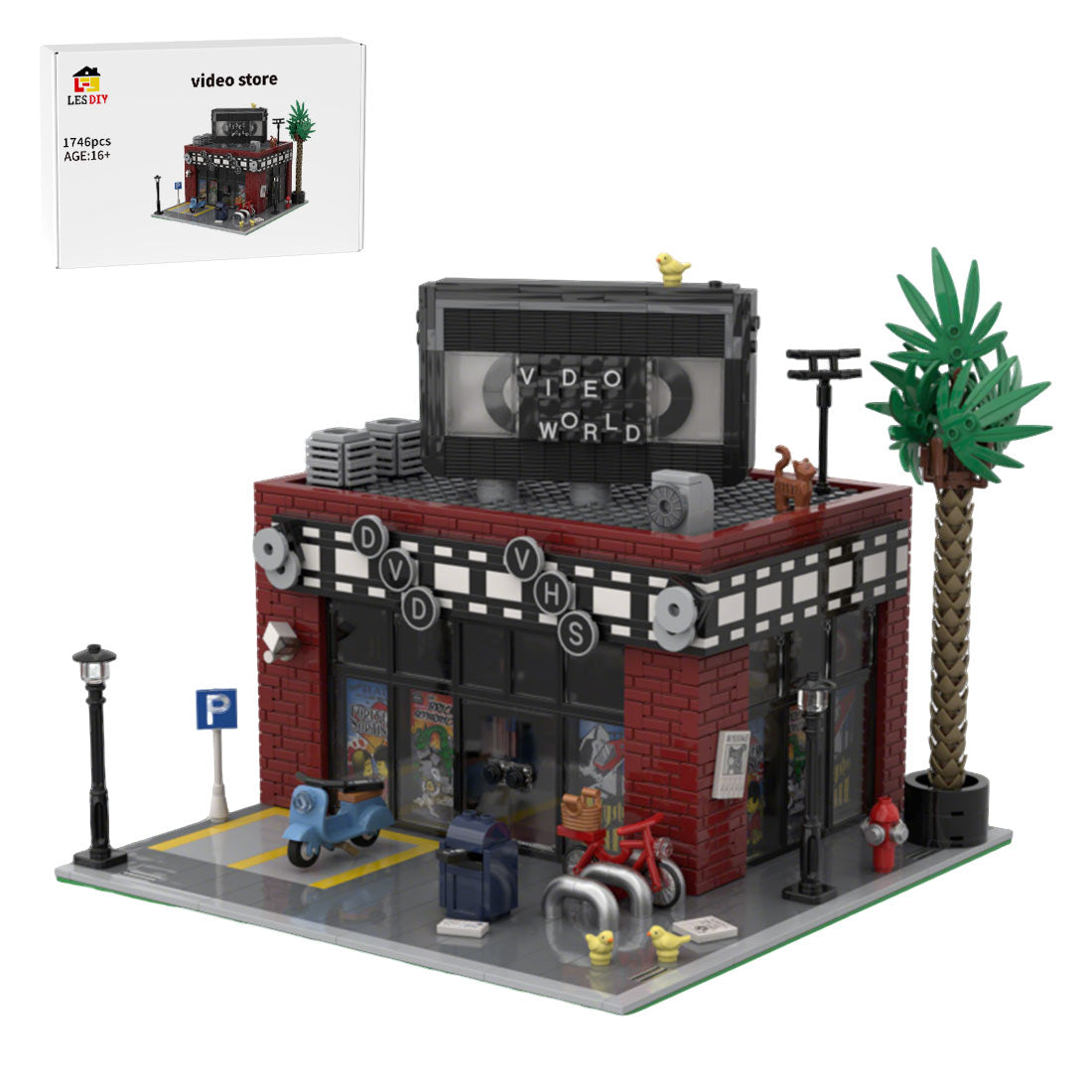 MOC-224017 Video Store Building Blocks