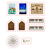 MOC-147549 Winter Country Church Building Blocks