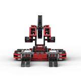 Forklift Loader with Movable Fork Arms Building Blocks