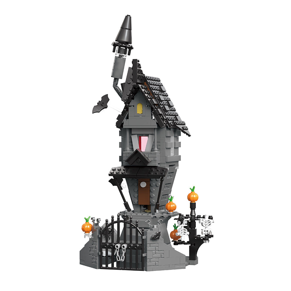 Halloween - Themed Dark Horror Cabin Building Blocks