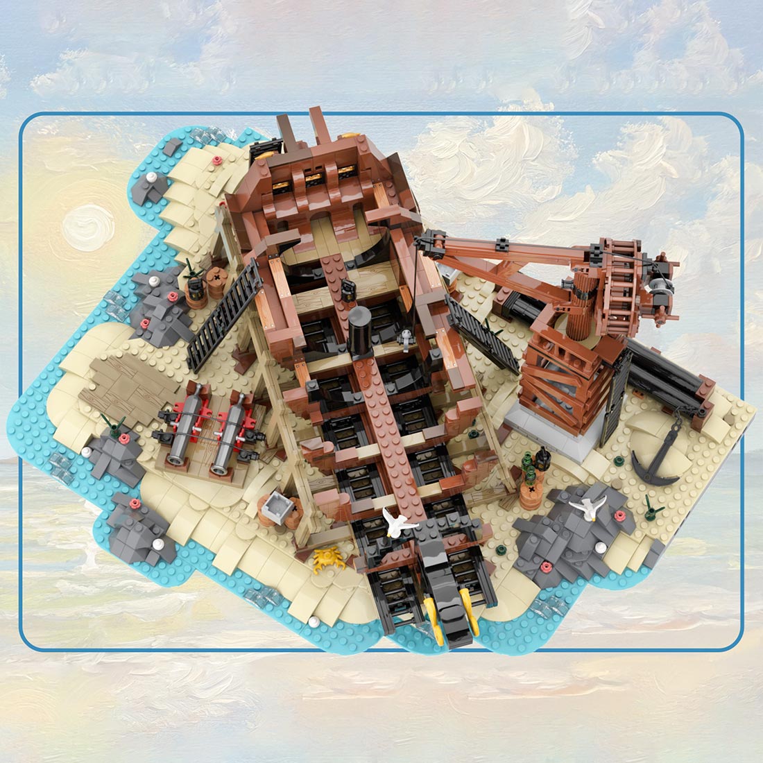 MOC-263761 Shipbuilding Yard Seafarer's Bay Building Blocks