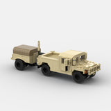 Desert HUMVEE 9 Modern Military Vehicle Building Blocks