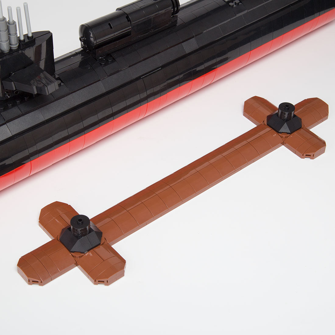 Mocsage 1/125 UCC Los Angeles-class Military Nuclear Submarine Model Building Blocks