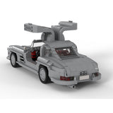 MOC-223863 Mercedes 300 SL W198 1:18 Scale Classic Sports Car Building Blocks