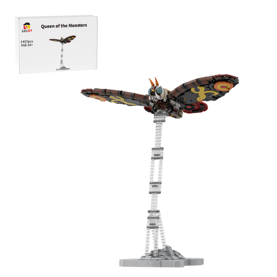 Gorgeous Moth Insect Building Blocks