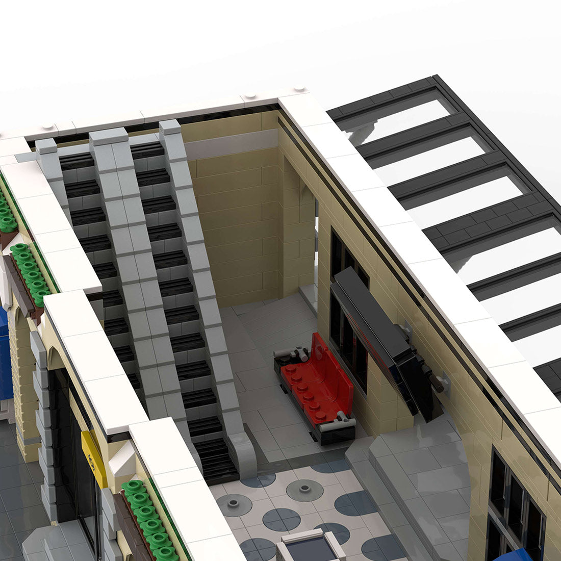 MOC-262134 Grand Central Modular Train Station & Platform Expansion Building Blocks