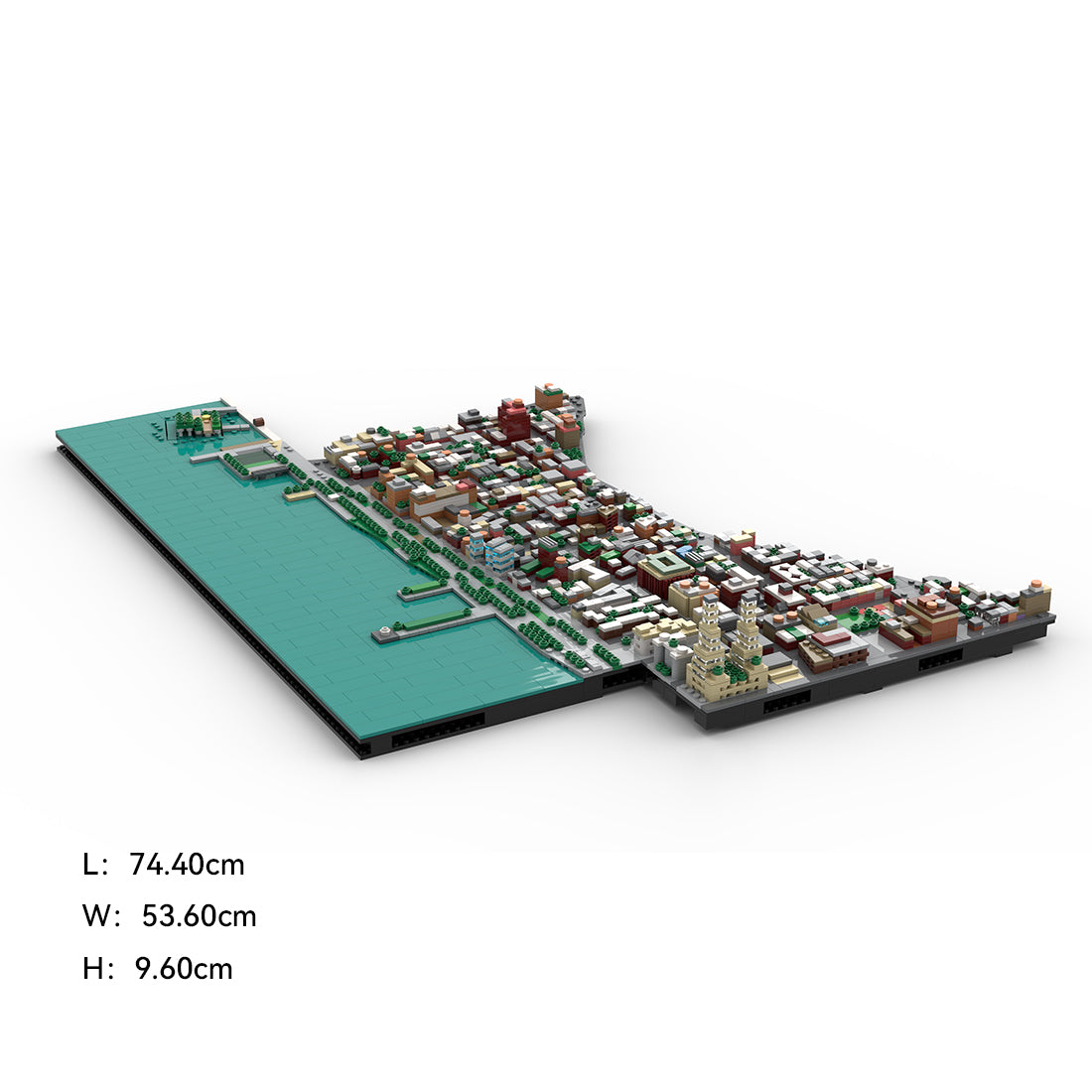 MOC-225884 1/2000 Scale Lower Manhattan - WestVillage Module 3 Building Blocks