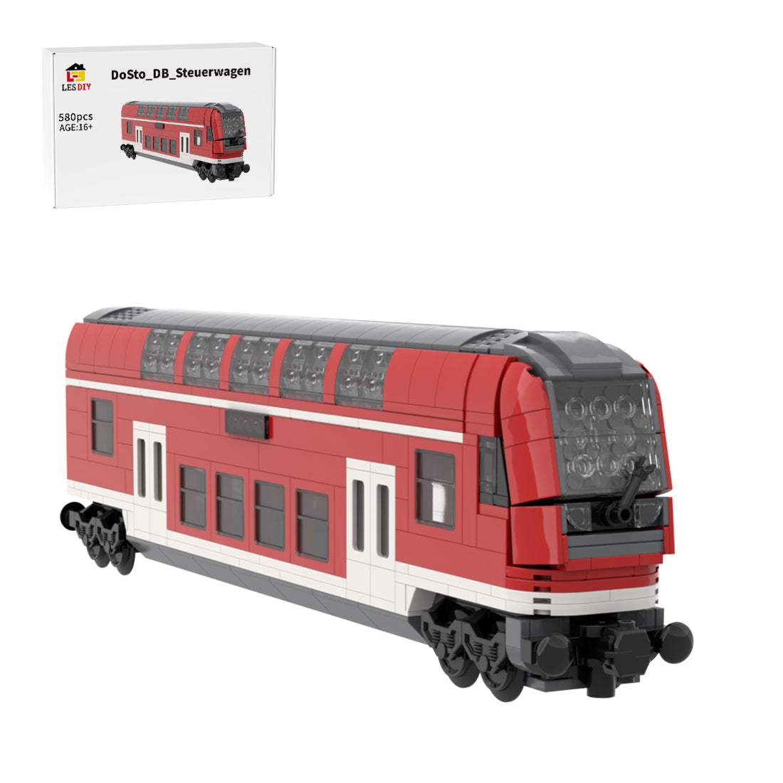 DoSto DB Double-Decker Control Car Building Blocks