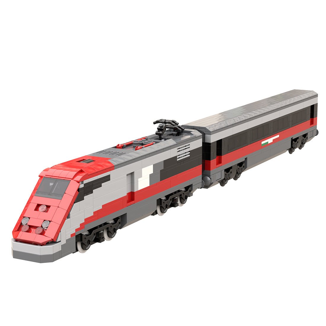ETR 500 Italian Train Building Blocks(Dynamic version) - LesDiy - Locomotive