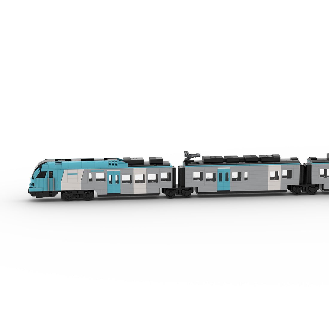 European High - Speed Train Building Blocks Set  - LesDiy - Locomotive