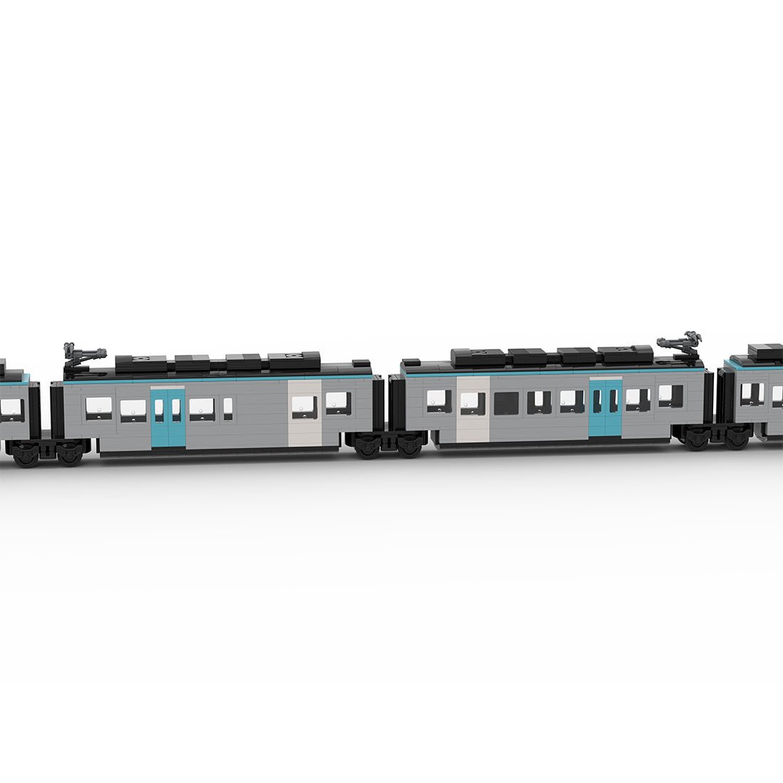 European High - Speed Train Building Blocks Set  - LesDiy - Locomotive