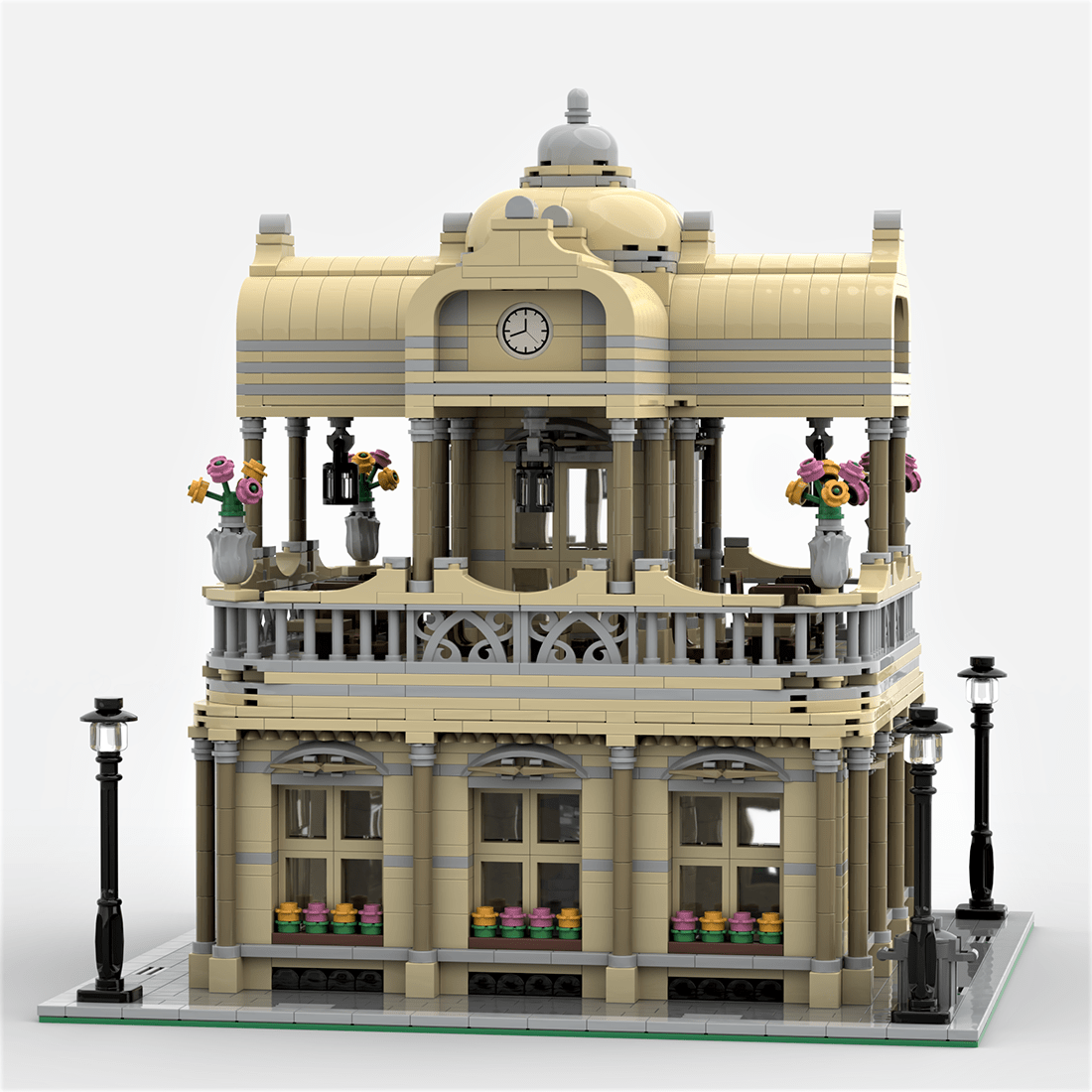 European Style Restaurant Building Blocks - LesDiy - Building Blocks