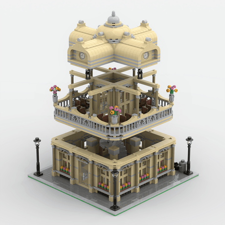 European Style Restaurant Building Blocks - LesDiy - Building Blocks