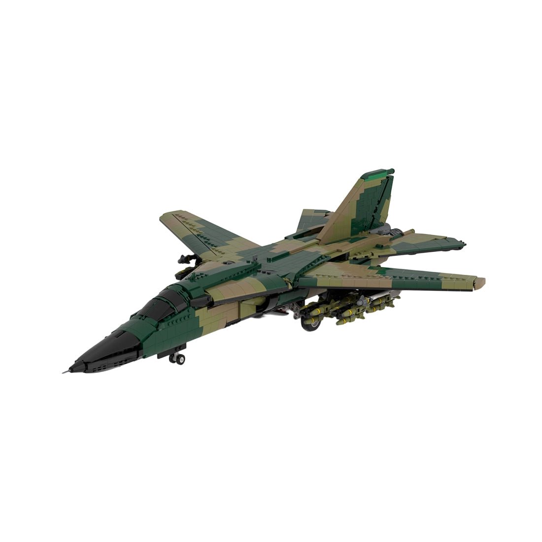 F111 camouflage Military Fighter - Bombers Building Blocks - LesDiy - Building Blocks