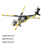 MOC-208046 S-70 Aerial Firefighting Helicopter Building Blocks