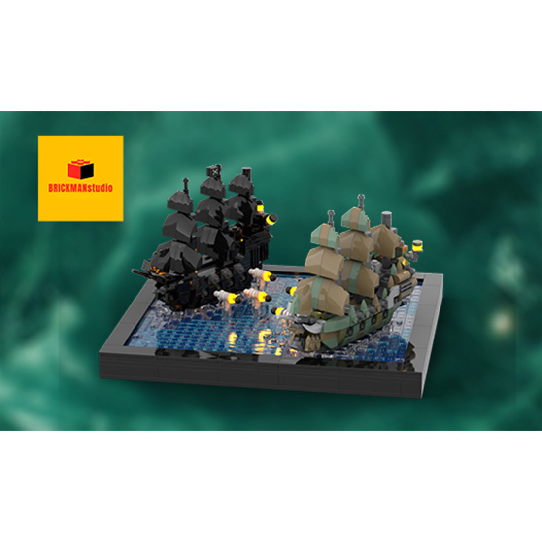 MOC-275985 Pirates of the Caribbean At World’s End Naval Battle Building Blocks