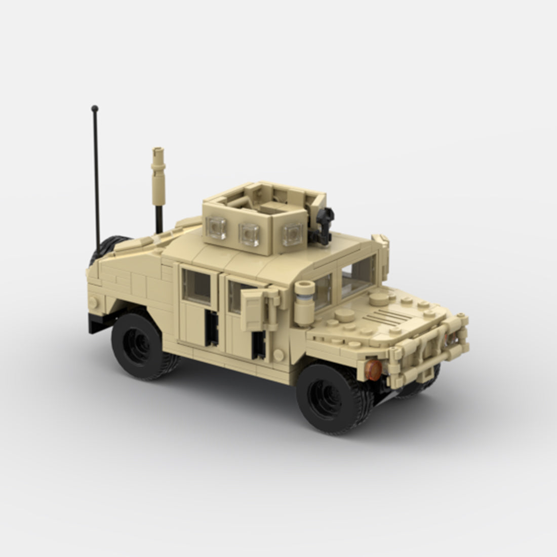 Desert HUMVEE 2 Modern Military Vehicle Building Blocks