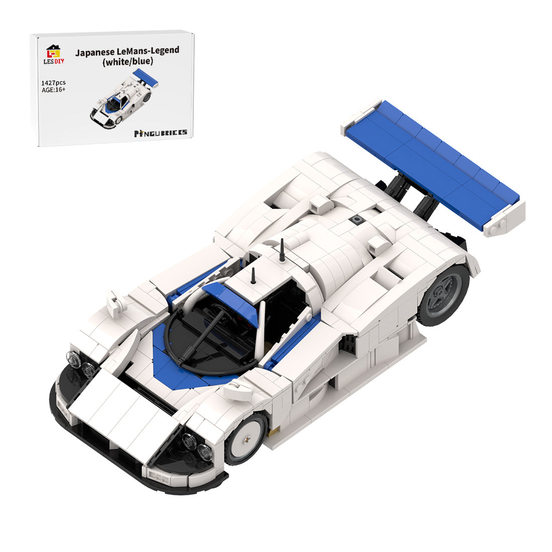 Mazda: Japanese LeMens Legend Racing Car Building Blocks (gobricks