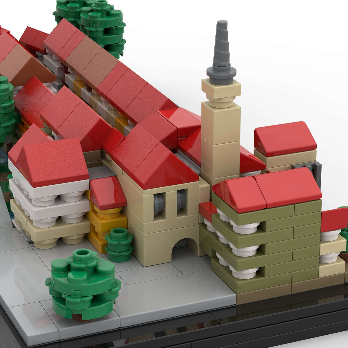 MOC-213242 Krämerbrücke, Erfurt, Germany Building Blocks