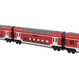 DoSto DB 2nd Class Double-Decker Passenger Car Building Blocks