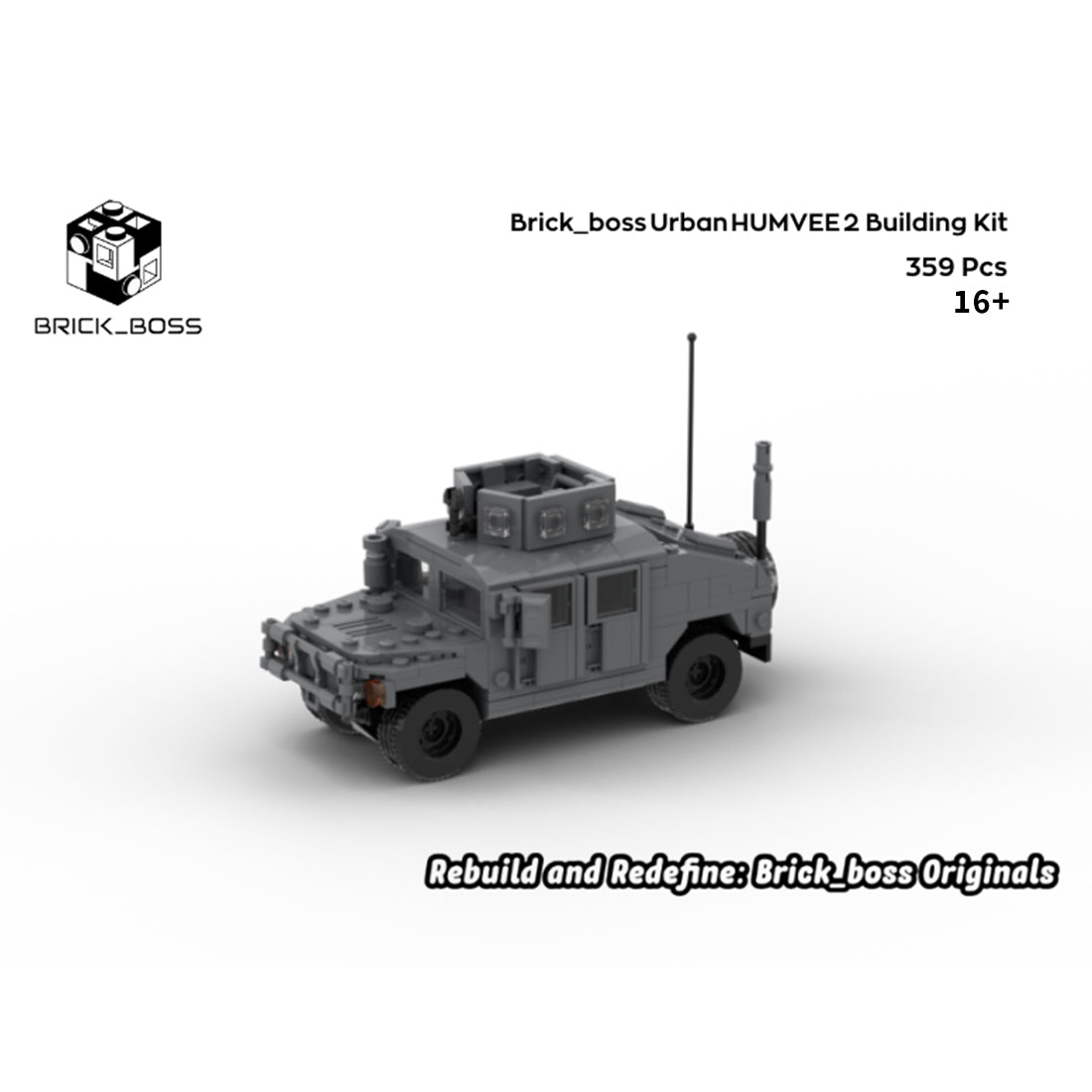 Urban HUMVEE 2 Modern Military Vehicle Building Blocks