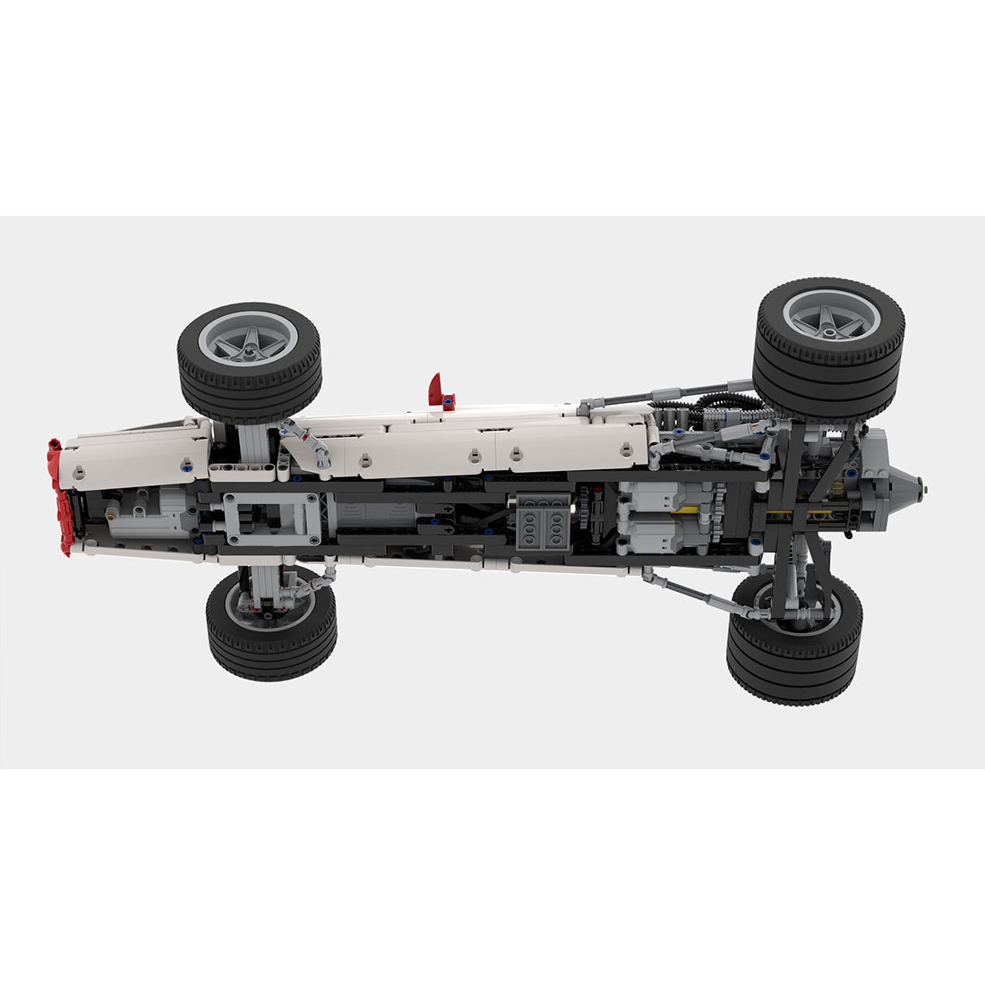 MOC-2803 1:7 1967 Formula Racing Car Building Blocks