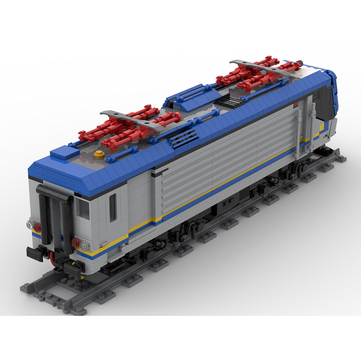 Italy Class Commuter Locomotive Building Blocks