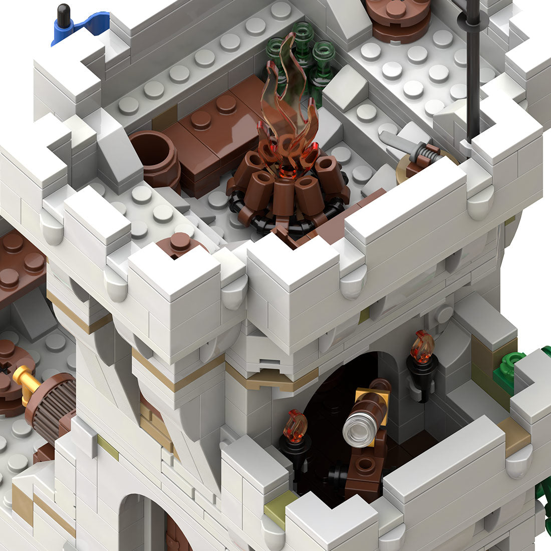 MOC-269330 Black Falcon's Outpost Castle Building Blocks