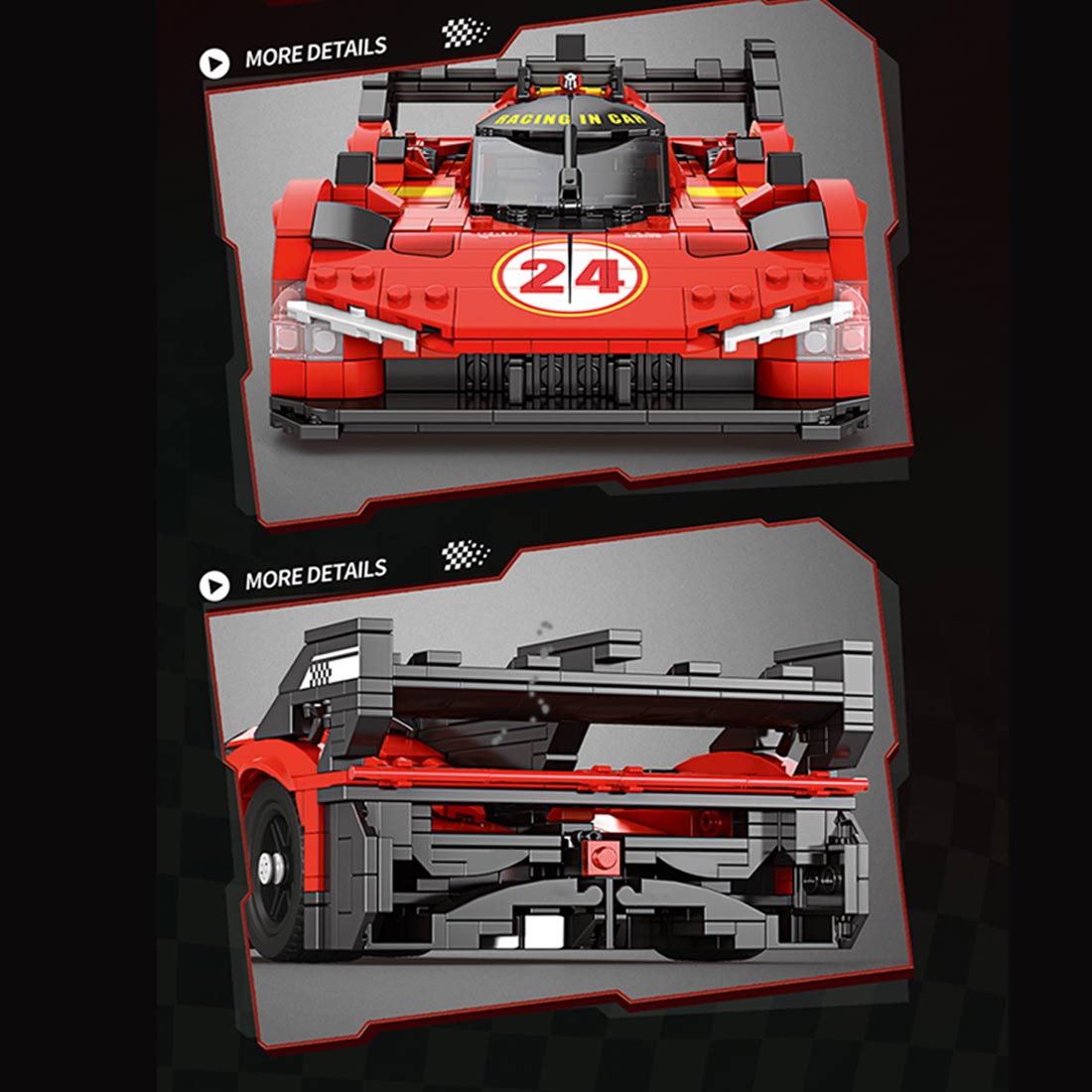 Mocsage 1:16 499P Supercar Building Blocks